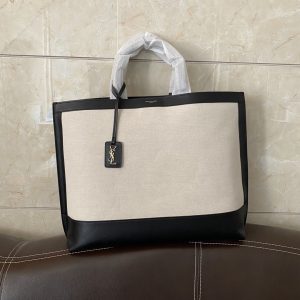 KAUFEN SHOPPING TAG IN CANVAS AND LEATHER TASCHE