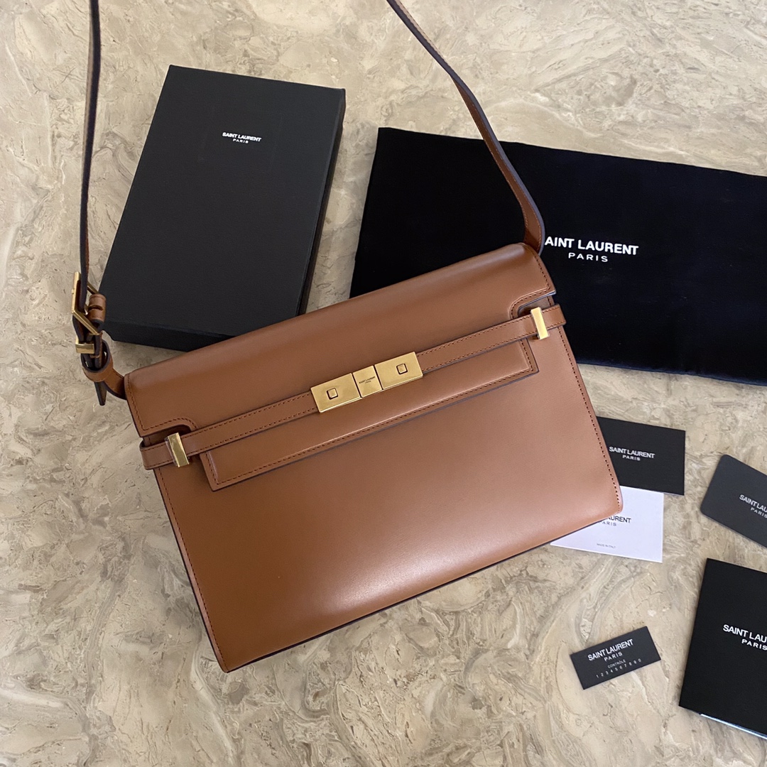 KAUFEN MANHATTAN MEDIUM SHOPPING IN BOX SAINT LAURENT LEATHER TASCHE