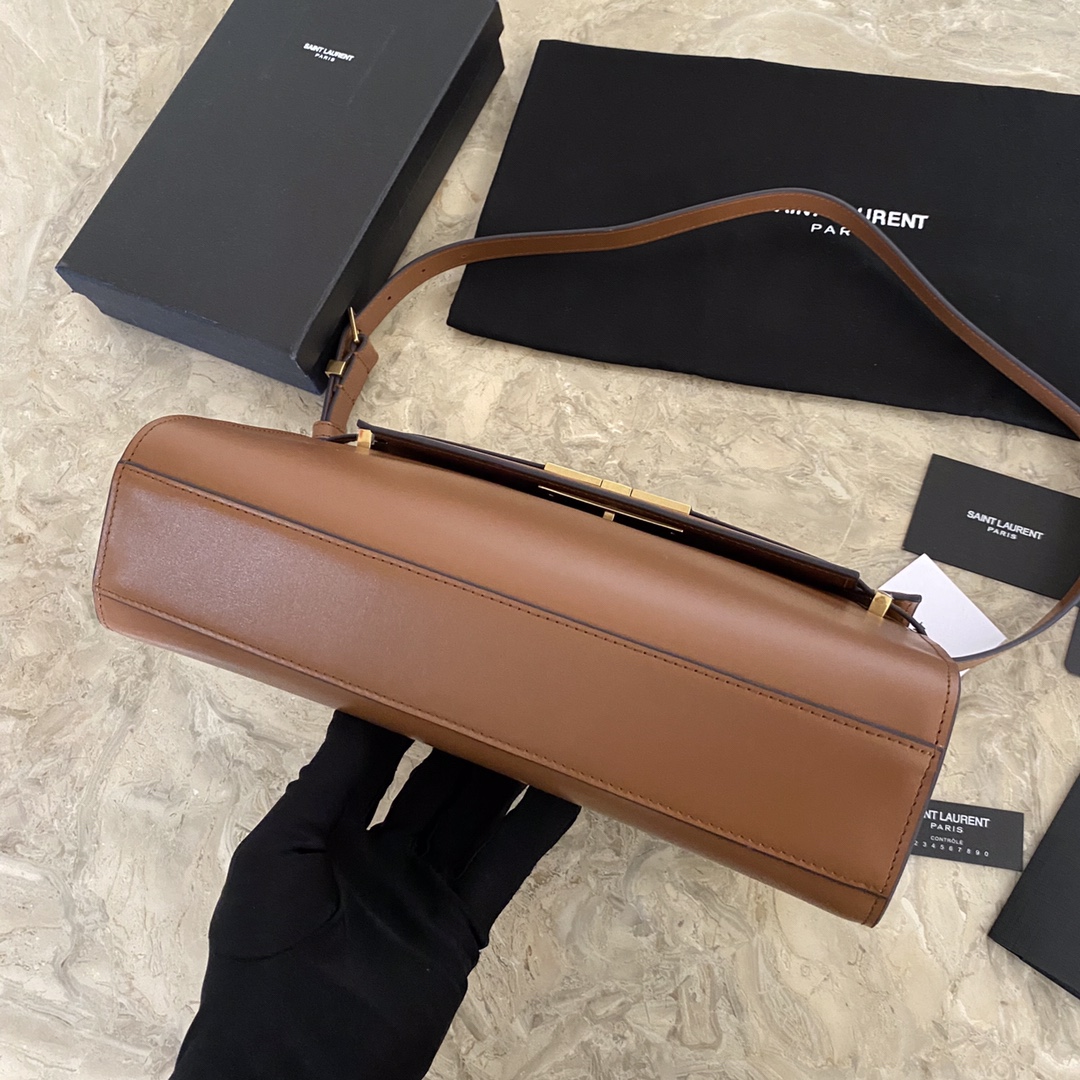 KAUFEN MANHATTAN MEDIUM SHOPPING IN BOX SAINT LAURENT LEATHER TASCHE - Image 7