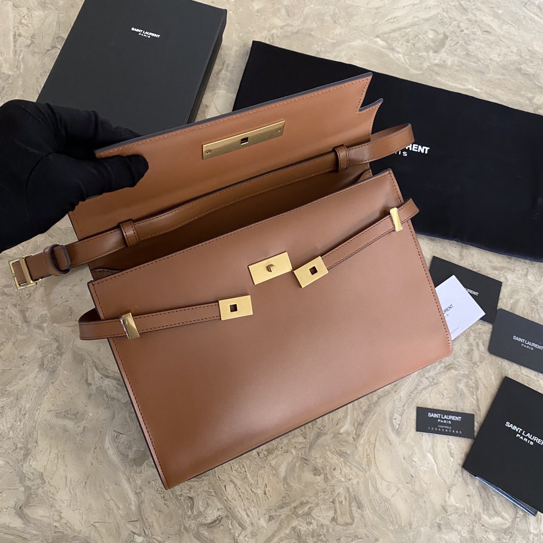 KAUFEN MANHATTAN MEDIUM SHOPPING IN BOX SAINT LAURENT LEATHER TASCHE - Image 4