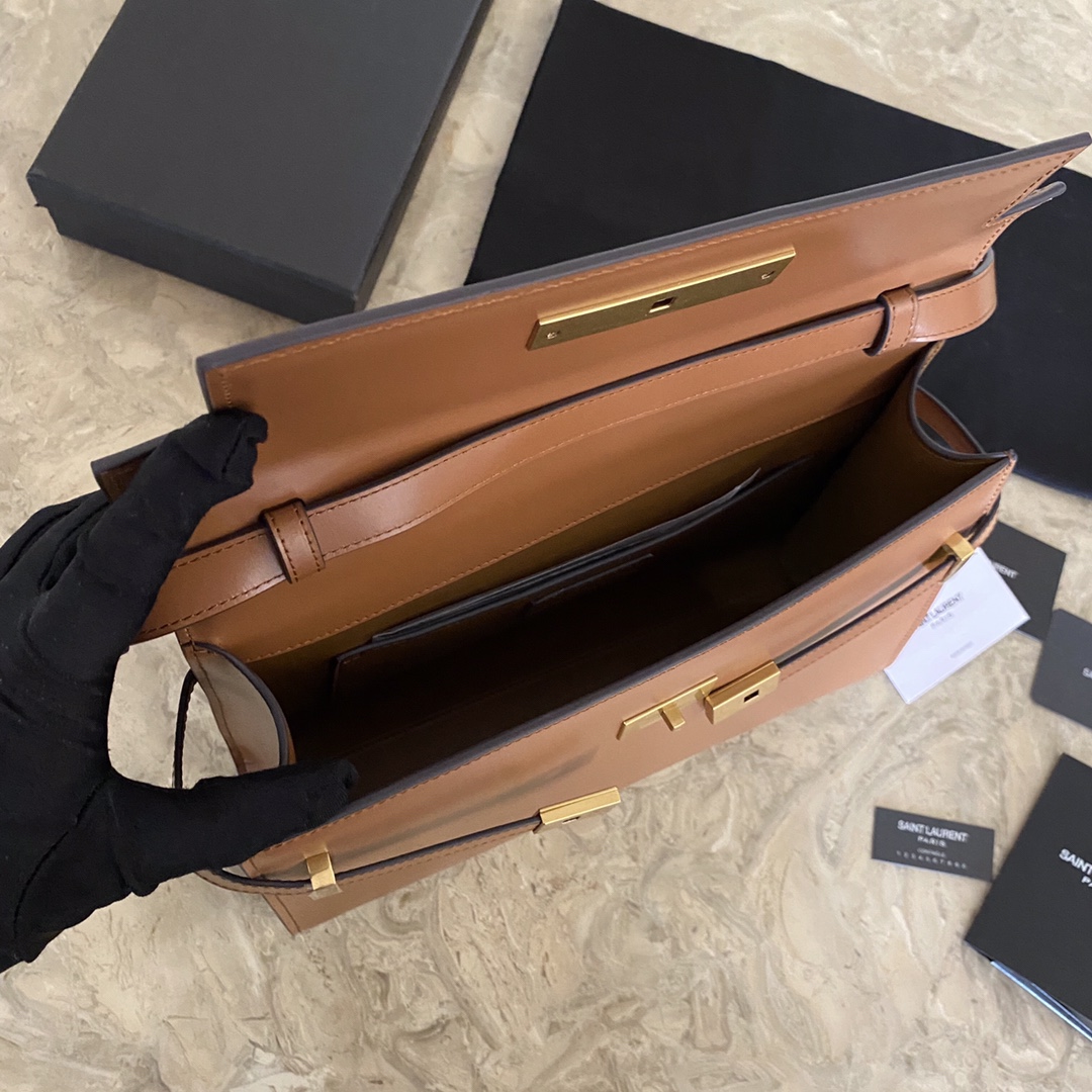 KAUFEN MANHATTAN MEDIUM SHOPPING IN BOX SAINT LAURENT LEATHER TASCHE - Image 3