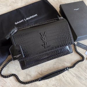 KAUFEN MANHATTAN MEDIUM SHOPPING TASCHE IN BOX SAINT LAURENT LEATHER