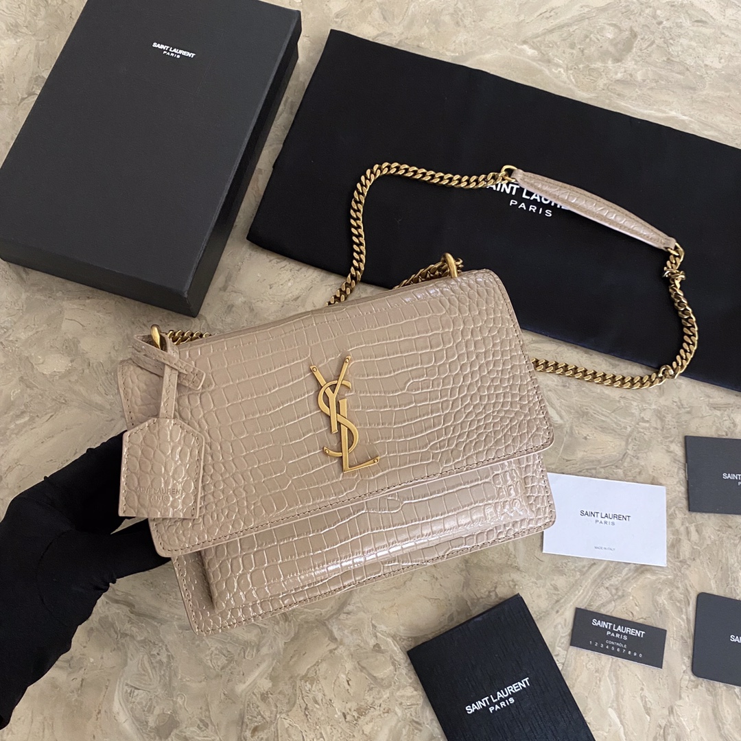 KAUFEN MANHATTAN MEDIUM SHOPPING TASCHE IN BOX SAINT LAURENT LEATHER