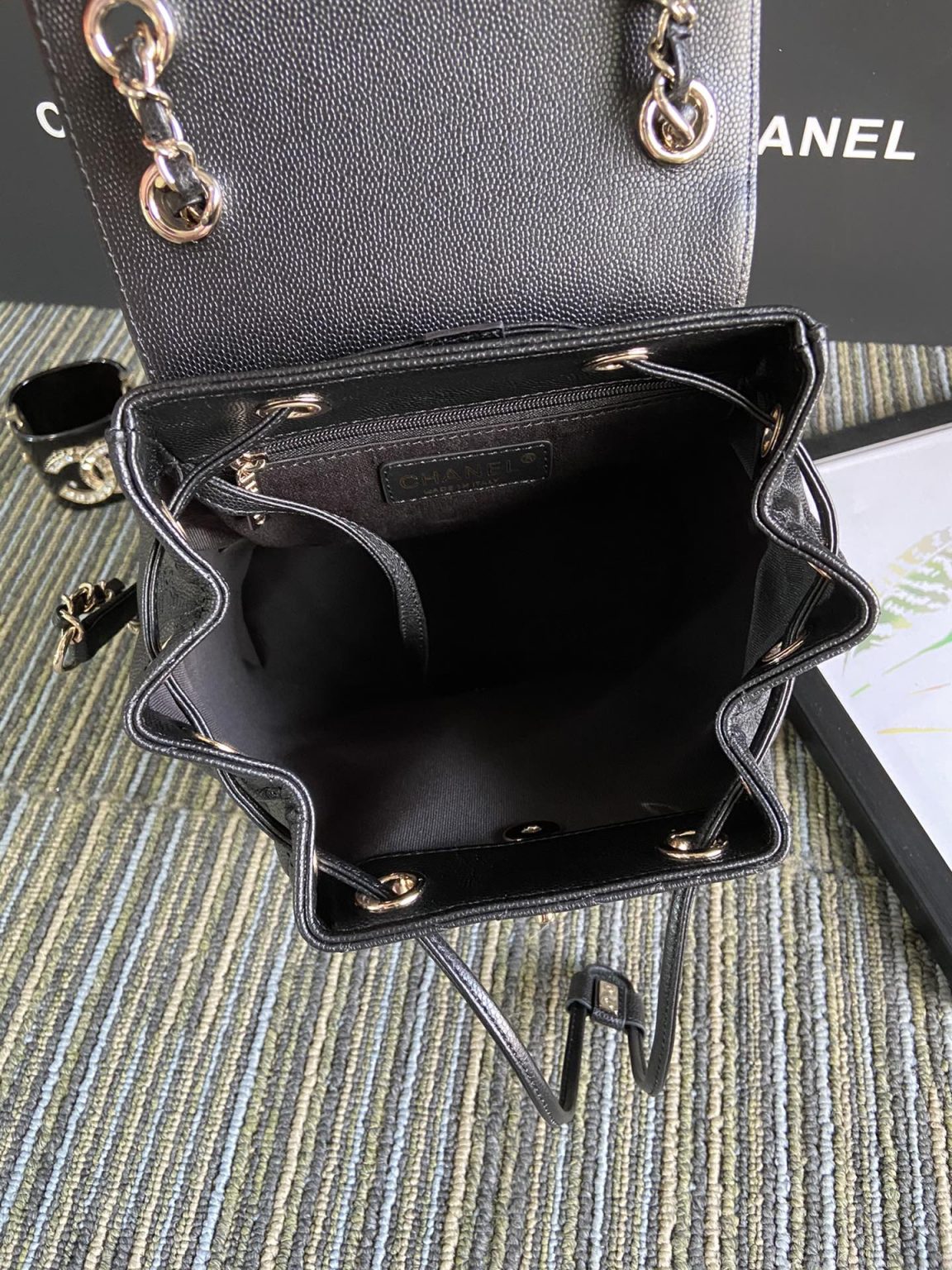 kaufen Chanel pattern Backpack Tasche - Image 3