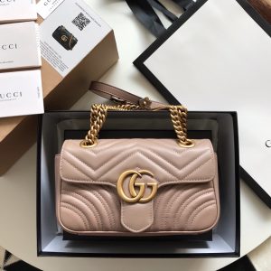 KAufen GG Marmont mini matelassé shoulder Gucci Tasche