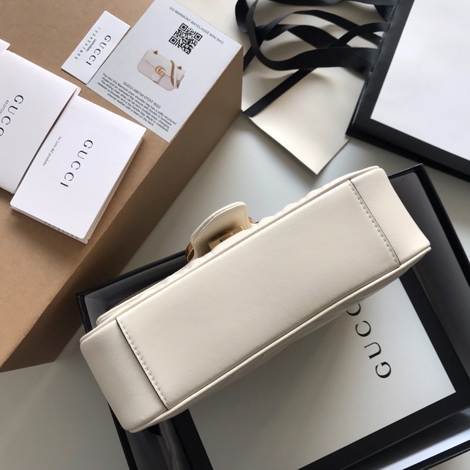 Kaufen GG Gucci Marmont mini matelassé shoulder Tasche - Image 5