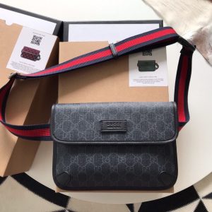 Kaufen Gucci GG Schwarzer Gürtel Tasche