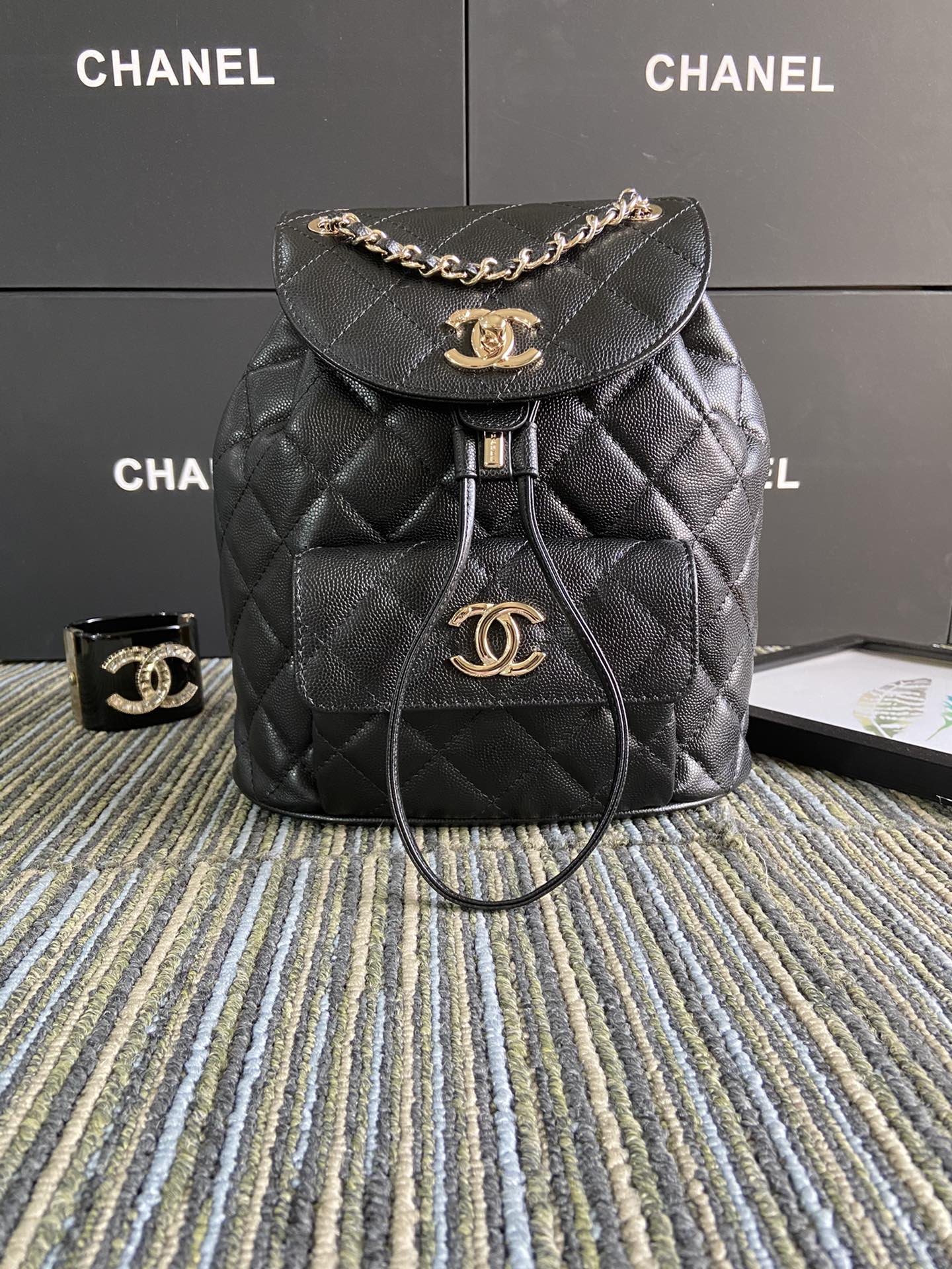 kaufen Chanel pattern Backpack Tasche