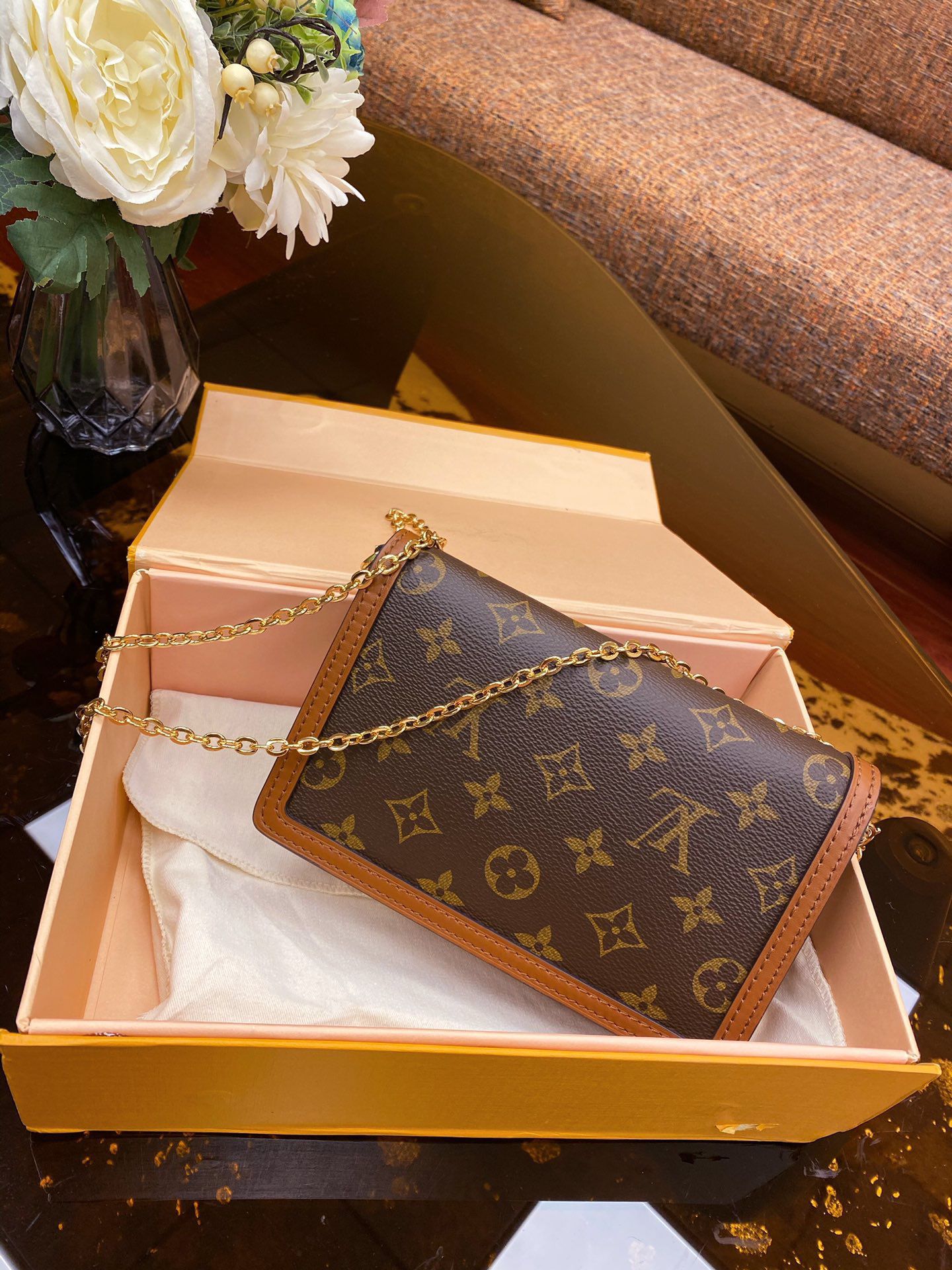 Kaufen LV DAUPHINE CHAIN WALLET Tasche - Image 3