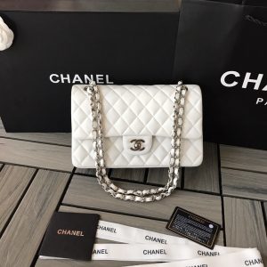 kaufen Chanel Flap weiße Tasche