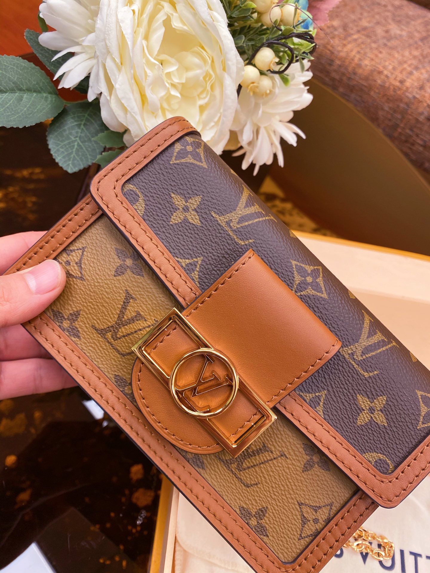 Kaufen LV DAUPHINE CHAIN WALLET Tasche - Image 6