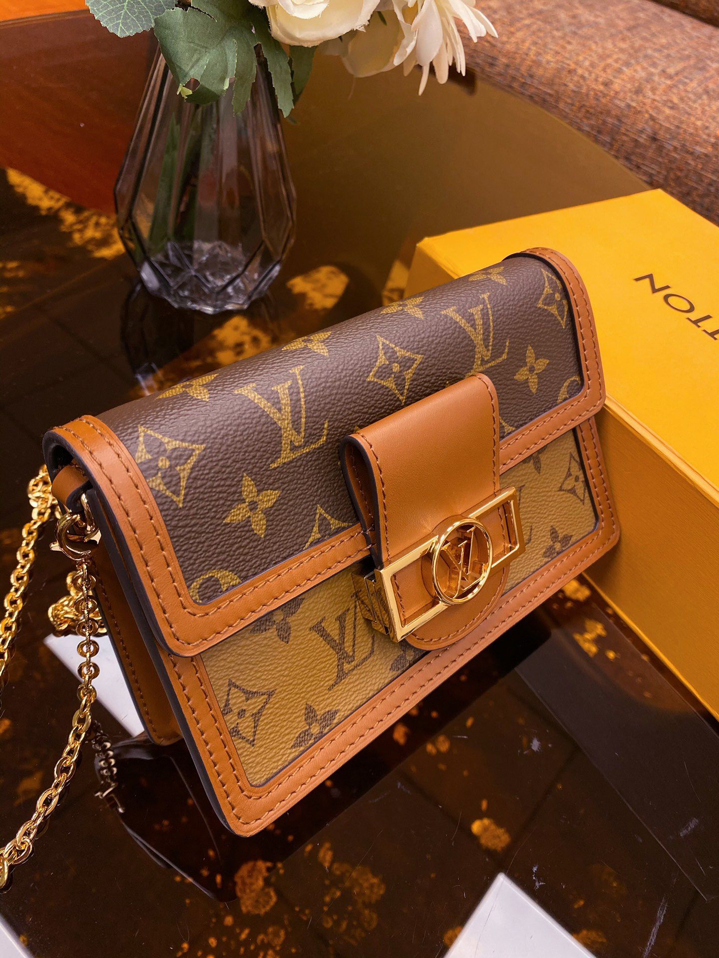 Kaufen LV DAUPHINE CHAIN WALLET Tasche - Image 8