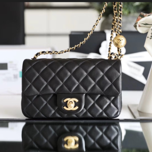 kaufen Chanel Klassiker flap Mini mit goldener Kugel Tasche