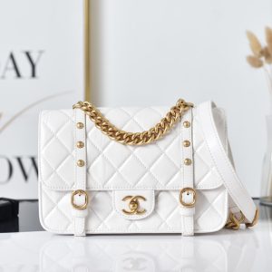 kaufen CHANEL VINTAGE in weißer Tasche