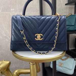 kaufen Chanel Hand tasche aus Rindsleder