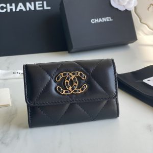 kaufen CHANEL 19 KARTENHALTER MIT KLAPPE Tasche