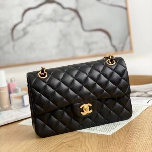 kaufen Chanel in schwarzer Kalor-Flap-Tasche