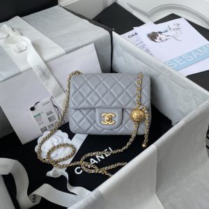 kaufen Chanel CF quadratisch mit goldener Kugel tasche