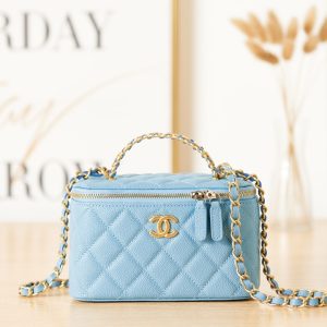 kaufen CHANEL 22S blaue Tasche