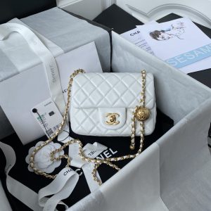 kaufen Chanel CF Quadrat mit goldener Tasche