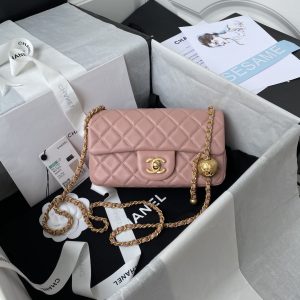 kaufen Chanel in rosa Calor Mini-Überschlag tasche