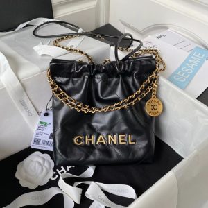 kaufen Chanel 23S in schwarzer Calor-Tasche