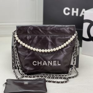 kaufen CHANEL Tasche 22 in Schwarz