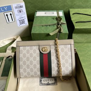 Kaufen Gucci Ophidia 3 GG small shoulder Tasche