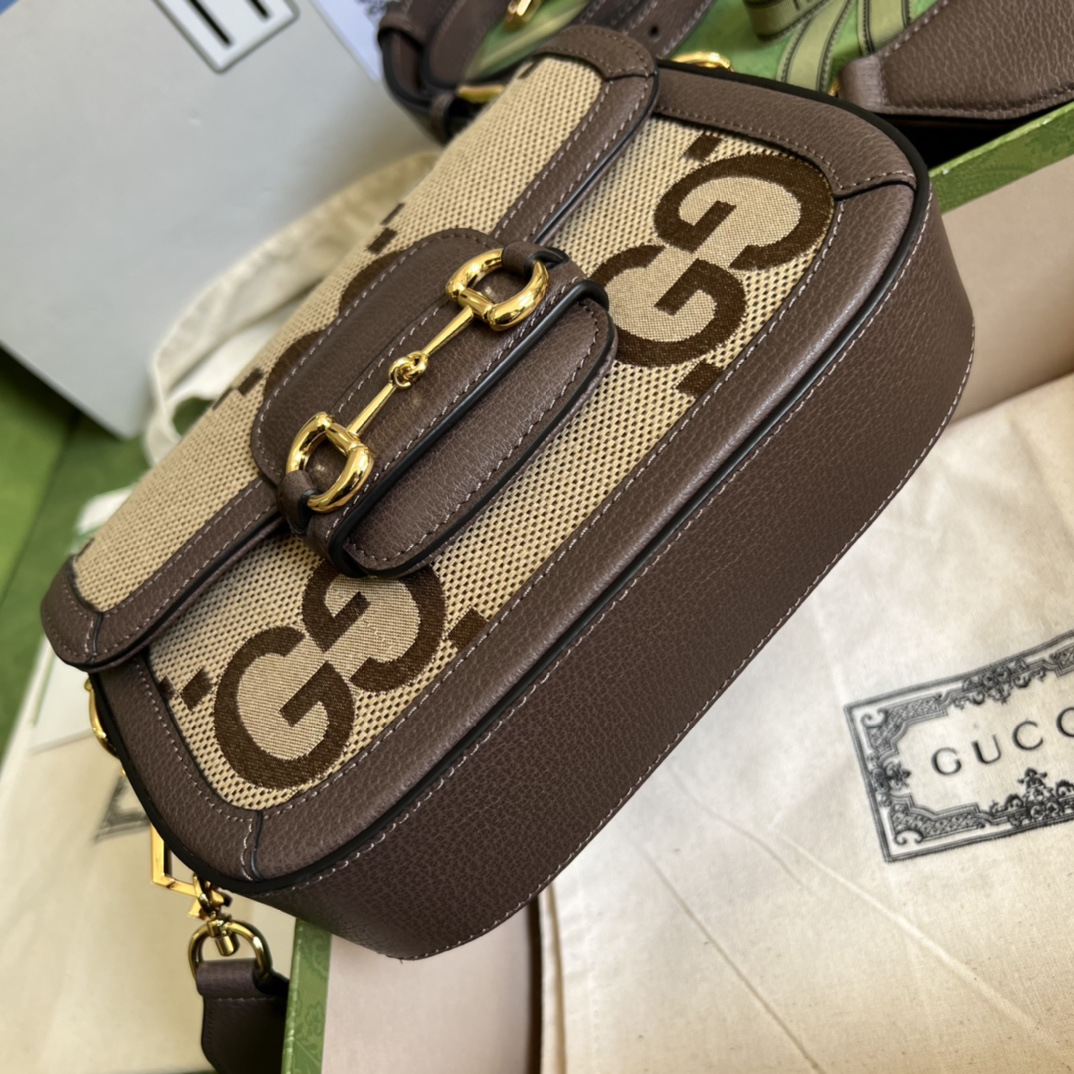 Kaufen Gucci 1Horsebit 1955 jumbo GG mini Tasche - Image 4