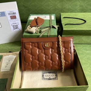 Kaufen GG Matelassé-Leder klein Gucci Tasche