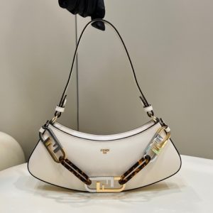 Kaufen Fendi O'Lock cremefarben Tasche
