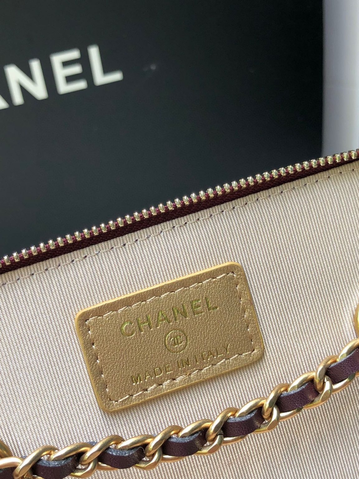 kaufen Chanel Classic Vanity 22C Tasche mit Kette - Image 4
