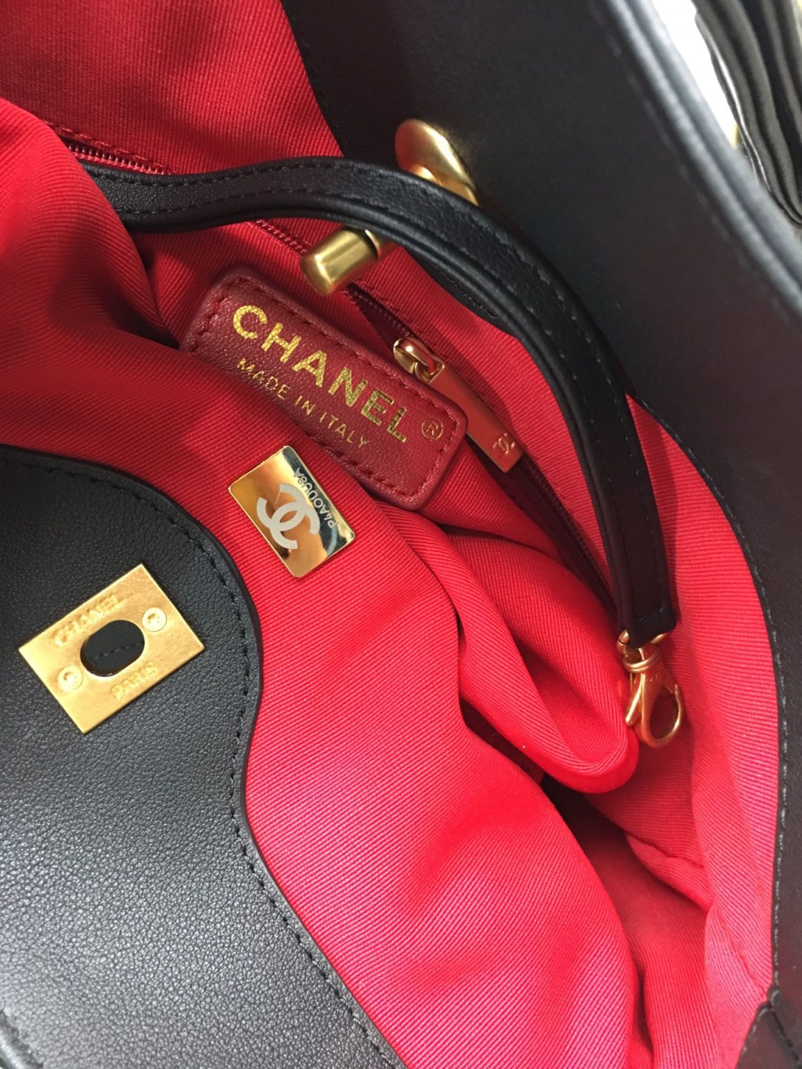 kaufen CHANEL 22 in schwarzer Farbe GROSSE HANDTASCHE - Image 7