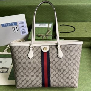 Kaufen Gucci Ophidia medium tote with Web Tasche