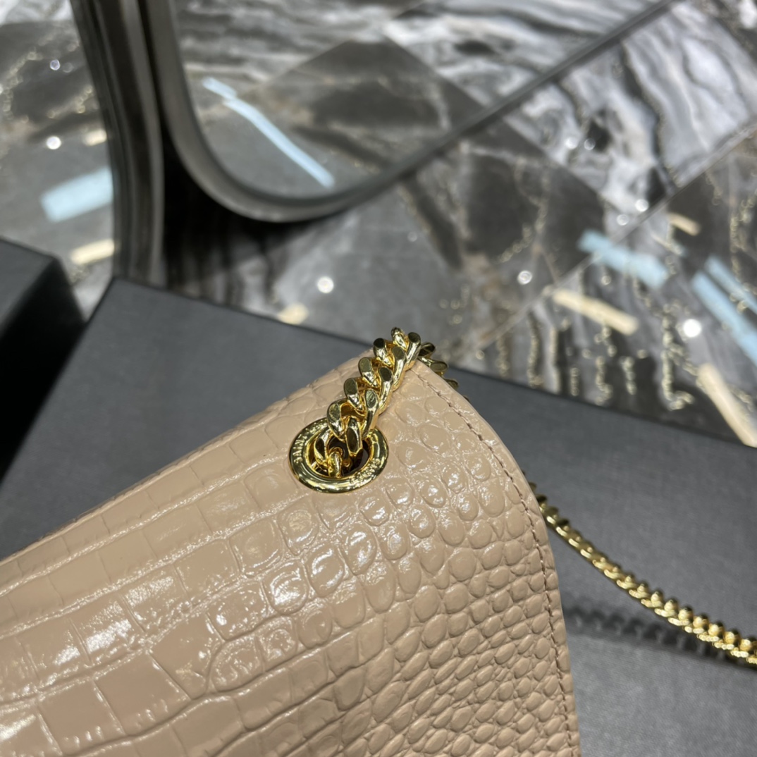 KAUFEN KATE SMALL CHAIN TASCHE IN GRAIN DE POUDRE EMBOSSED LEATHER - Image 4