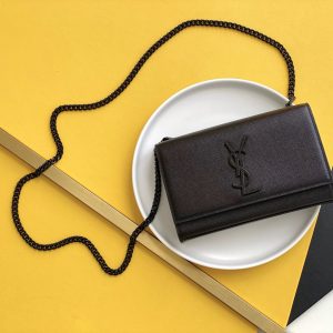 KAUFEN KATE SMALL CHAIN TASCHE IN GRAIN DE  EMBOSSED LEATHER POUDRE