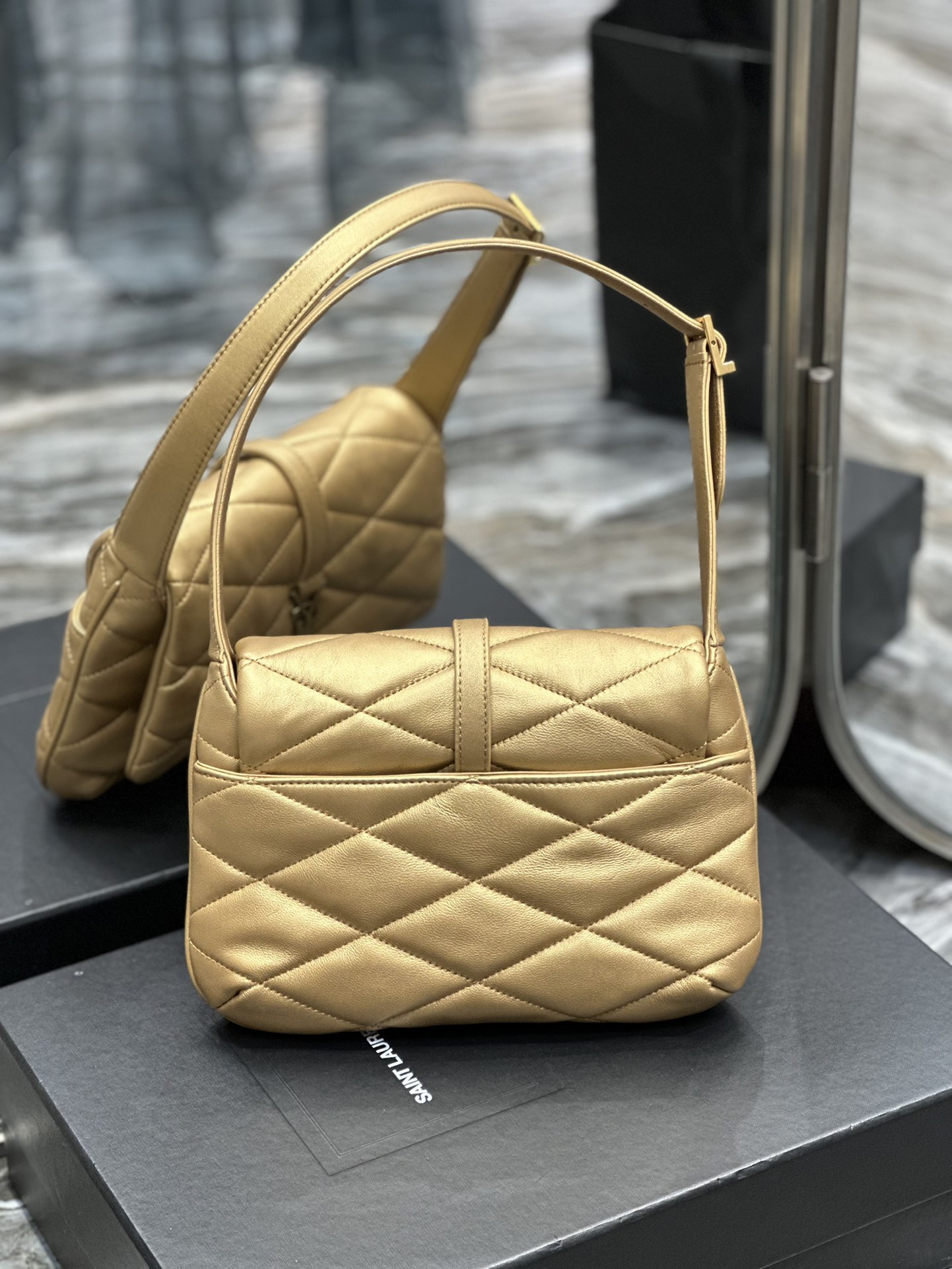 KAUFEN Home Yves Saint Laurent YSL Bags LE 57 HOBO TASCHE IN QUILTED LAMBSKIN LE 57 HOBO BAG IN QUILTED LAMBSKIN - Image 5