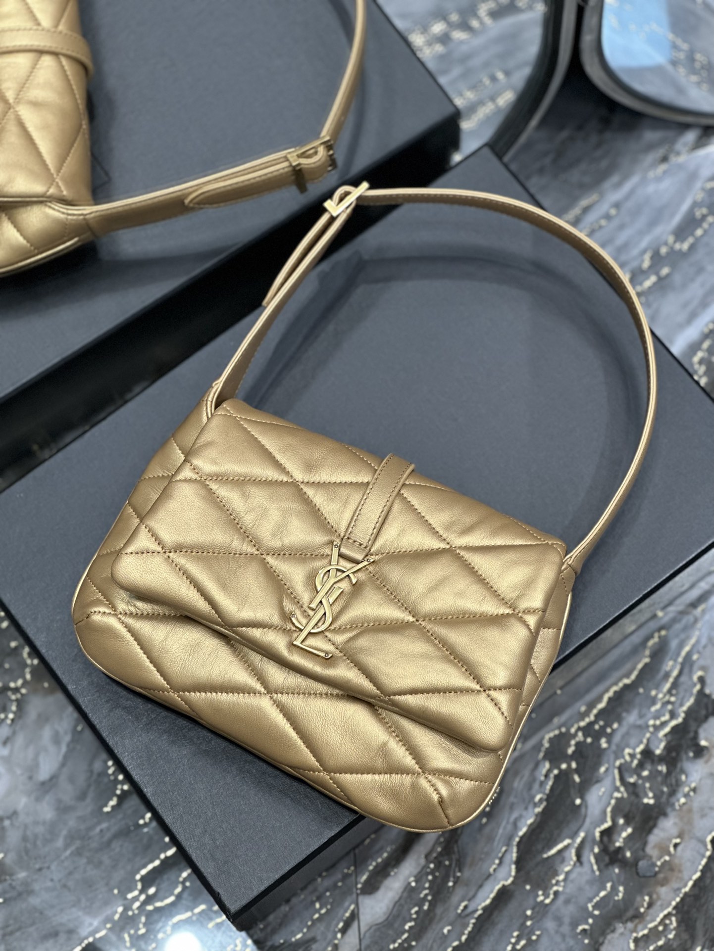 KAUFEN Home Yves Saint Laurent YSL Bags LE 57 HOBO TASCHE IN QUILTED LAMBSKIN LE 57 HOBO BAG IN QUILTED LAMBSKIN - Image 6