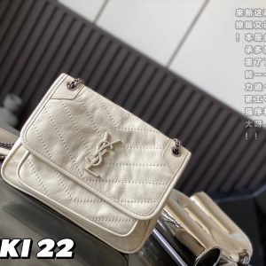 KAUFEN YSL NIKI MEDIUM CHAIN IN SUEDE TASCHE