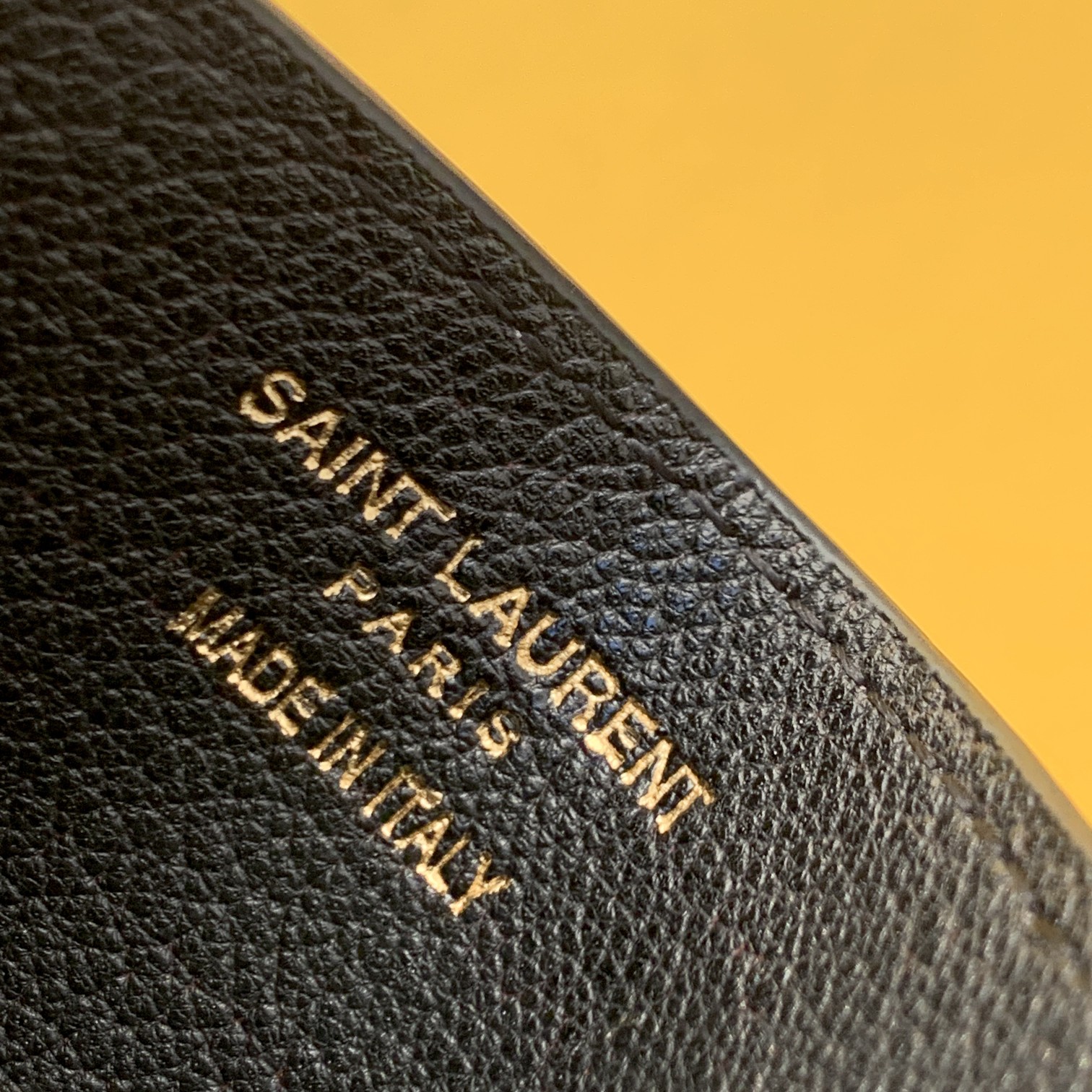 KAUFEN CASSANDRE MATELASSÉ CARD CASE IN GRAIN DE POUDRE EMBOSSED LEATHER TASHCE - Image 8