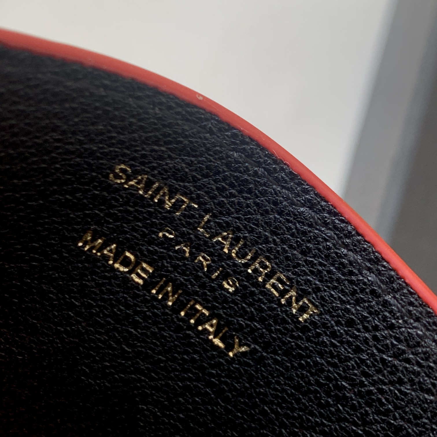 KAUFEN CASSANDRE MATELASSÉ CARD CASE IN GRAIN DE POUDRE EMBOSSED LEATHER TASCHE - Image 7