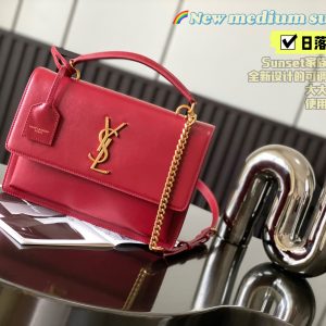 KAUFEN YSL SUNSET MEDIUM TOP HANDLE IN SMOOTH  TASCHE LEATHER