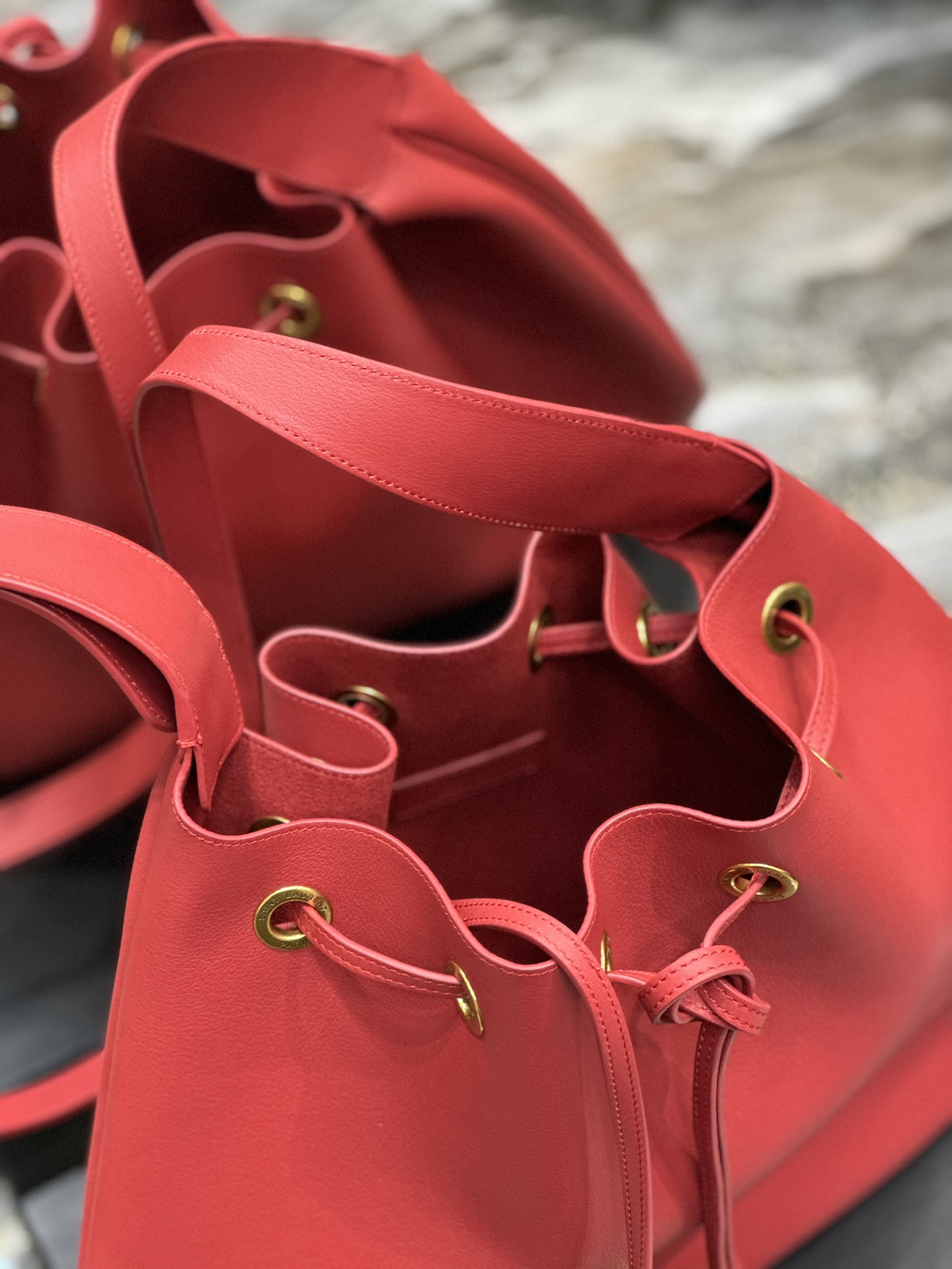 KAUFEN YSL PARIS VII LARGE FLAT HOBO IN SMOOTH LEATHER TASCHE - Image 4