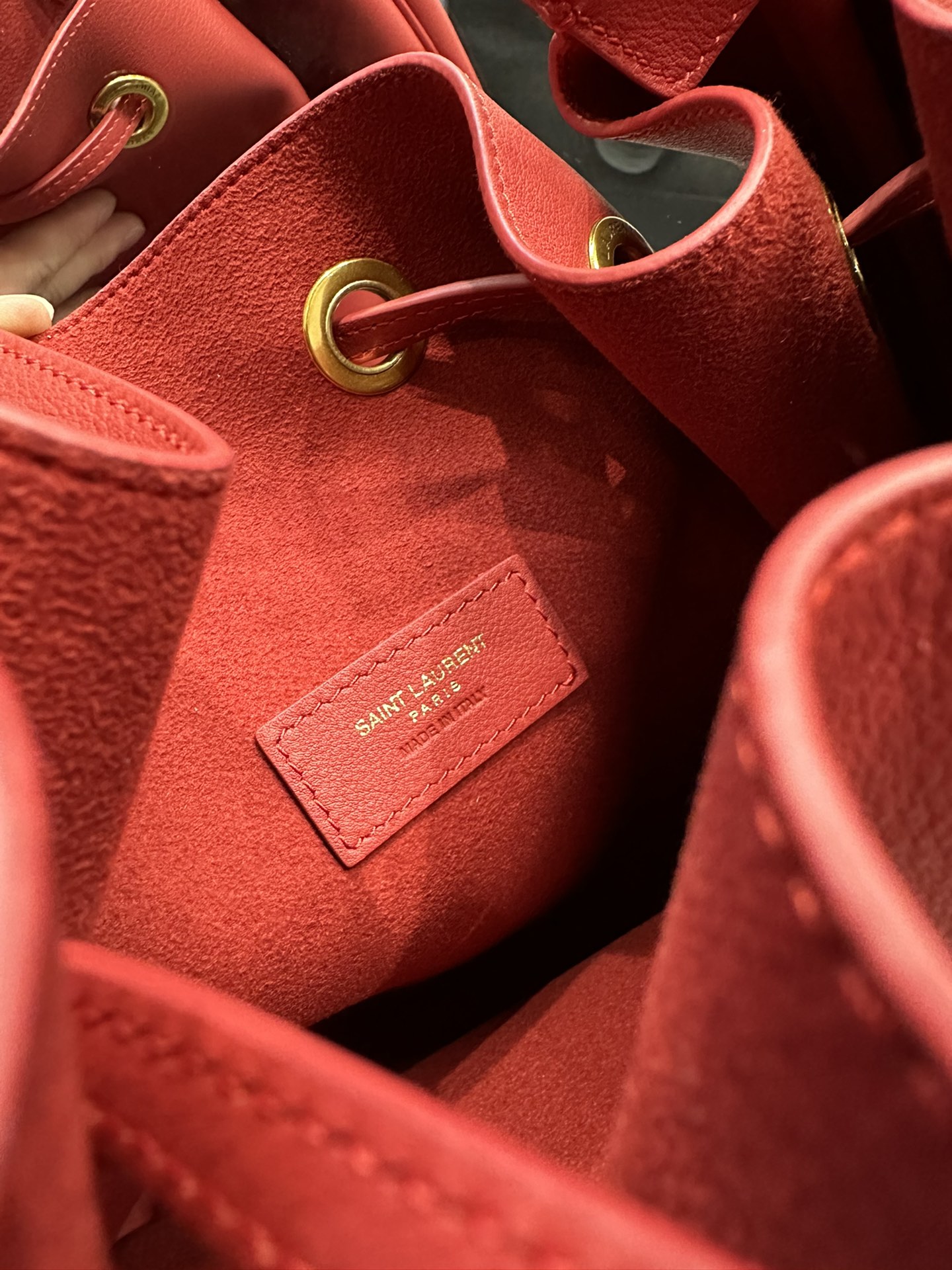 KAUFEN YSL PARIS VII LARGE FLAT HOBO IN SMOOTH LEATHER TASCHE - Image 5