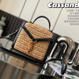 KAUFEN CASSANDRA MEDIUM CHAIN BAG IN CROCODILE-EMBOSSED SHINY LEATHER TASCHE