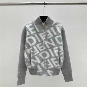 Fendi zipper cardigan